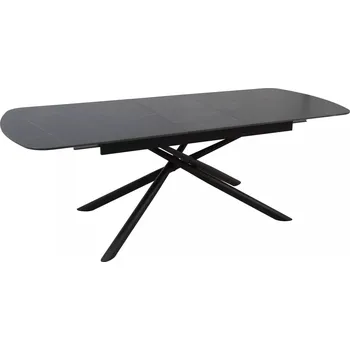 Jídelní stůl Jídelní rozkládací stůl Vector 180/220 cm keramika černý