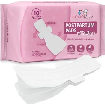 Menstruační vložka BocioLand 1554 POPORODNÍ VLOŽKY S VYSOKOU ABSORPČNÍ SCHOPNOSTÍ 10KS L BL155