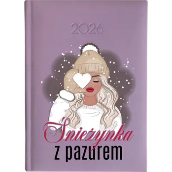 Kalendář Knižní kalendář 2026 A5 FunnyCase fialový