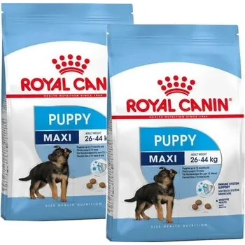 Krmivo pro psa 2x Royal Canin Maxi Puppy 15 kg + Dárek