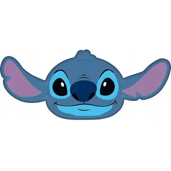 Polštář Polštář tvarovaný 35x30 Lilo a Stitch modrý mazlíček