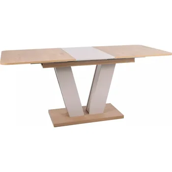 Jídelní stůl Jídelní rozkládací stůl Platon 136/176 cm dub Cremona Torro/kašmírový