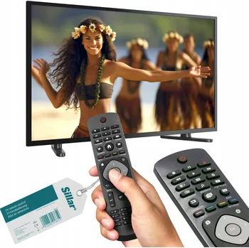 Dálkový ovladač Náhradní dálkový ovladač Dálkový Ovladač RM-L1225 pro TV Philips LED Smart 398GR8BD1NEPHH