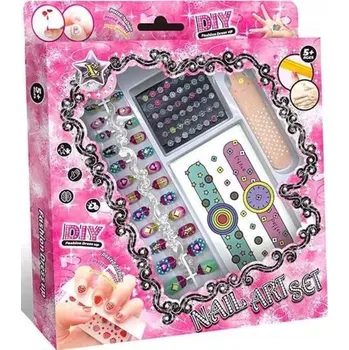 kreativní sada KREATIVNÍ SADA NA ZDOBENÍ NEHTŮ + SAMOLEPKY