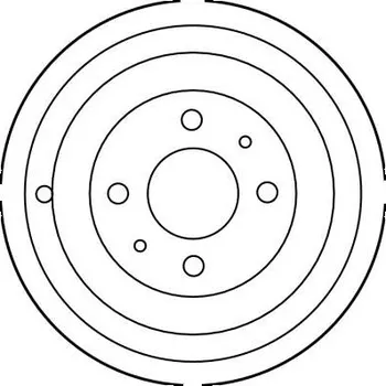Zavěšení kol TRW DB4202 Brzdový buben