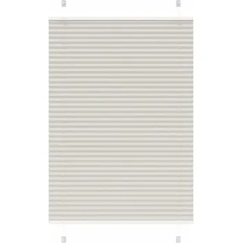 Roleta Plisovaná roleta 150 x 90 cm, světle šedá, 100% polyester