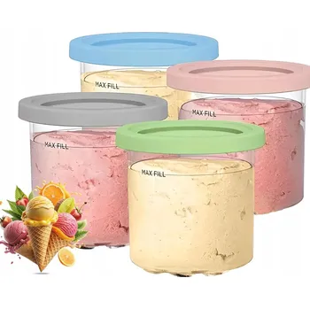 Sklenice Pivní Sklenice na zmrzlinu Ninja Creami 4 ks NC300 NC301 pivní sklenice na zmrzlinu se hodí