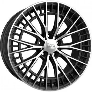 Alu kolo MAM Alu Kola Mam Gt2 8.5X19 5X114.3 ET35 Black Front Polish 72.6