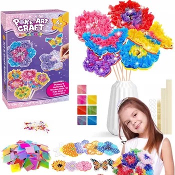 kreativní sada Kreativní sada pro výrobu květin - kytice květů ve váze