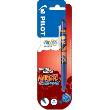 KULIČKOVÉ PERO CLICKER FRIXION NARUTO PILOT MODRÉ - BLISTR
