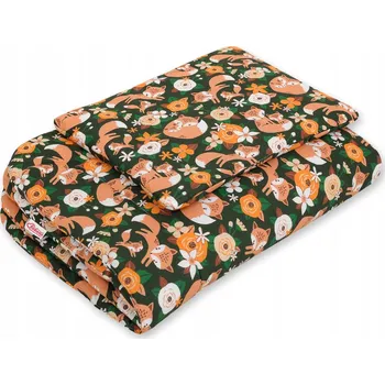 Povlečení Sada povlečení pro miminka s výplní 2-dílná 75x100cm NEWBORN - liška