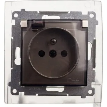 Elektrická zásuvka Elektrická Zásuvka Kontakt-simon zlatá