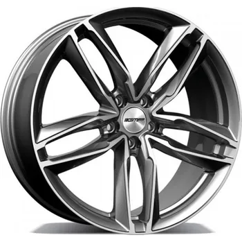 Alu kolo RACING LINE Alu kola Racing Line ATOM 7.5x17 5x112 ET45 Mg - Polished + Graphite 66.6