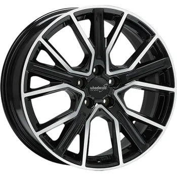 Alu kolo WHEELWORLD Alu Kola Wheelworld Wh34 7.5x17 5x112 ET35 Black Full Machined 66.6