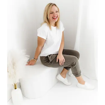 Dámské kalhoty Tedy's Kalhoty Julia Barva: Hnědá, Velikost: 38