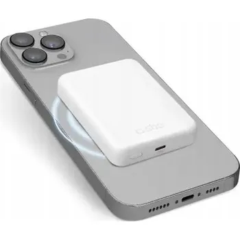 Powerbanka Powerbanka SBS TEBB5000HDMAG 5000 mAh PD 20W USB-C MagSafe Bílá