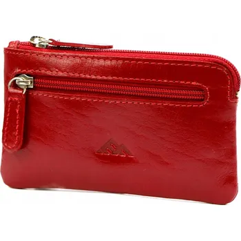 EL FORREST pouzdro na klíče, přírodní kůže, barva červená