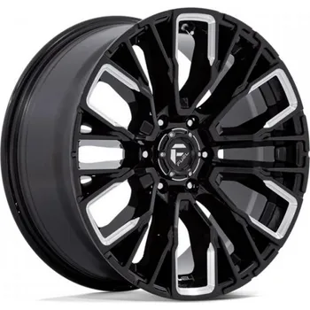 Alu kolo FUEL Alu kola Fuel D849 Rebar 12x22 6x135 ET-44 Gloss Black Milled 87.1