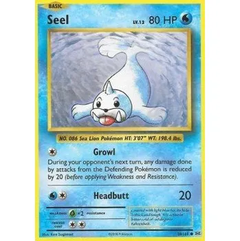 Sběratelská karetní hra Pokémon EVO 028/108 Seel - Evolutions Stav: Excellent, Verze: NORMAL