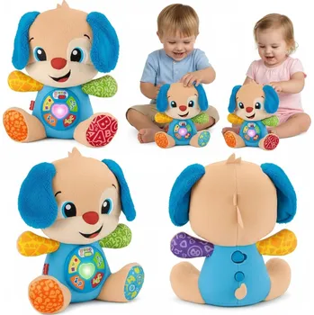 plyšák Fisher Price Plyšová Hračka Mluvící pejsek Školák Mluvící štěně Medvídka