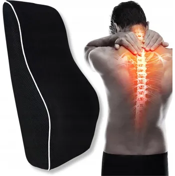 Polštář Ortopedický Polštář Bederní Gelový Chladící Podpora Zad do Křesla Paměťová Pěna