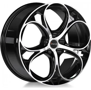 Disk AVUS Alu Kola Avus Ac-520 8x18 5x110 ET33 Black Polished 65.1