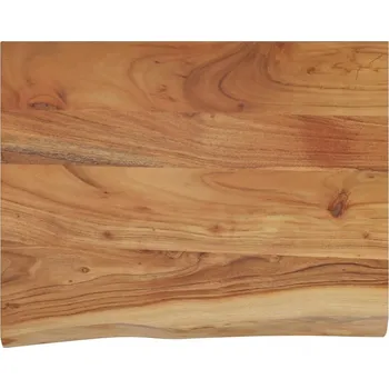 police Nástěnná police z masivního akáciového dřeva 50 x 40 x 2,5 cm, přírodní