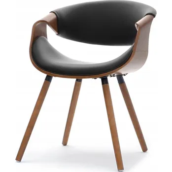 Jídelní židle Židle Mebel-Partner umělá kůže černá 1 ks