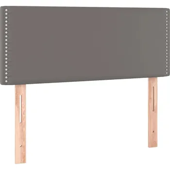 Tmavě šedé sametové čelo postele 90 x 5 x 78/88 cm s nastavitelnou výškou