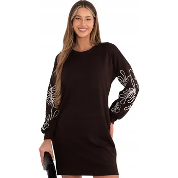 Dámské šaty Rue Paris šaty pro běžné nošení, teplákové, délka nad kolena, velikost S/M