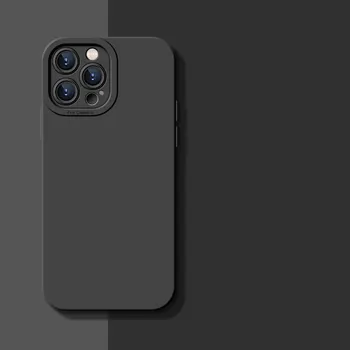 Pouzdro na mobilní telefon Silikonové pouzdro pro Apple iPhone 13 Pro, černá