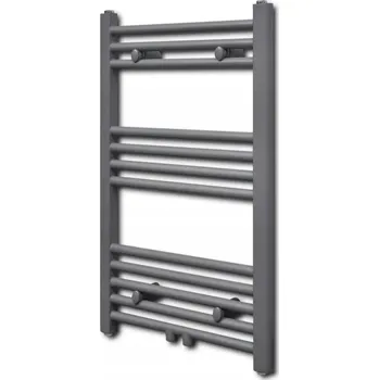 Radiátor Koupelnový radiátor vodní šedý 500 x 764 mm, 293 W, 12 trubek