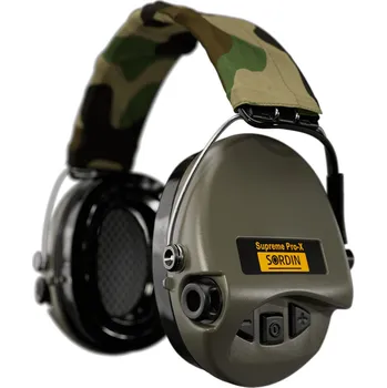 Chrániče sluchu Sordin Supreme Pro-X LED zelené