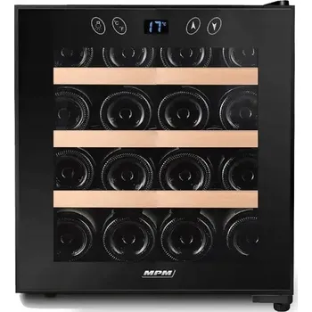 Vinotéka Vinotéka MPM 48-CW-48 na 16 lahví, 26 dB, Černá