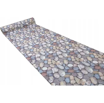 Koupelnová předložka MATA DO KOUPELNY PROTISKLUZOVÁ MĚKKÁ šířka 130 cm PŘED VANU MIX BAREV