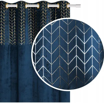 Obraz Závěs zatemňovací s kroužky 140 cm x 250 cm