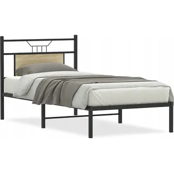 Postel Rám postele s opěrkou hlavy dub sonoma 196 x 80,5 x 91,5 cm
