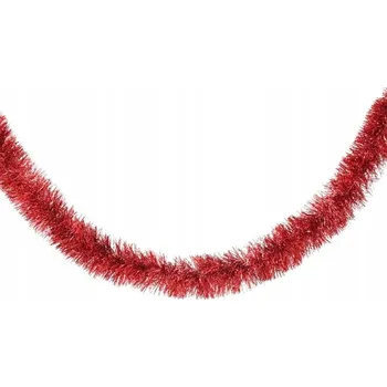 Vánoční dekorace Vánoční řetěz Girlanda na stromeček Červený 100mm 270cm