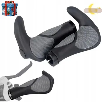 grip GRIPY NA KOLO S ROHY, CYKLISTICKÉ RUKOJETI NA ŘÍDÍTKA S ROHY ŠEDÉ PL