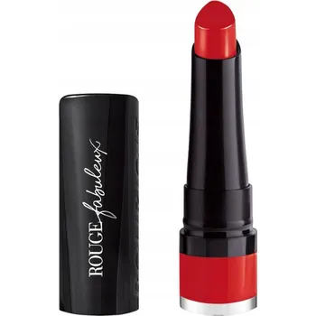 Přípravek na rty Rtěnka Bourjois červená, odstíny červené, saténová, v tyčince