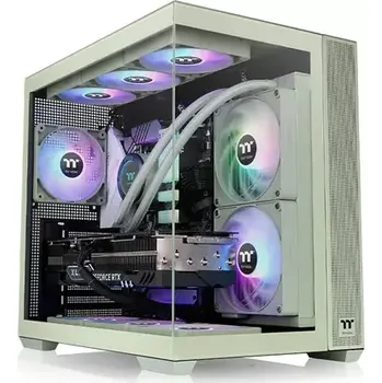 PC skříň Thermaltake View 380 TG ARGB zelená (CA-1Z2-00MEWN-00)