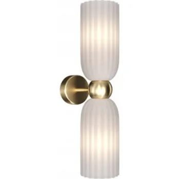 Nástěnné svítidlo Campana - Nástěnné svítidlo 43 cm, Mosaz Mléčně bílá