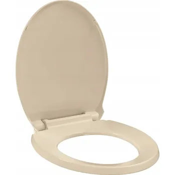 Obraz Klozetové prkénko polypropylenové béžové 46x34cm oválné