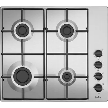 Varná deska Inox Plynová varná deska AMICA PGB6100BPR Ocel
