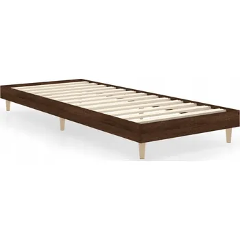 Postel Rám postele dřevěný 193x78x20 cm, hnědý dub