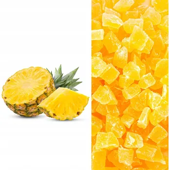 Sušená potravina ANANAS KANDOVANÝ "MIX barev" kostky 500g