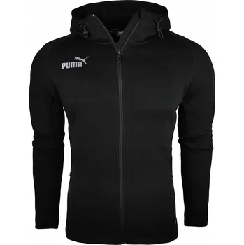 Pánská mikina 3226 PÁNSKÁ MIKINA PUMA S KAPUCÍ S KAPUCÍ ZIPEM ČERNÁ XL