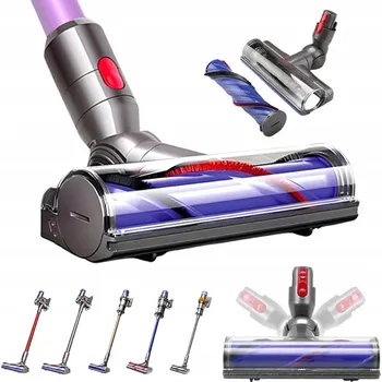 Hubice k vysavači HUBICE S KARTÁČEM TURBOKARTÁČ S LED OSVĚTLENÍM A OTOČNÝM KLOUBEM 180° PRO DYSON V7 V8 V10 V11 V15