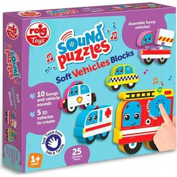 ostatní stavebnice Logické Stavebnice se zvuky - Vozidla