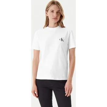 Calvin Klein Jeans Souprava triček LV047C905G Bílá Regular Fit XXL